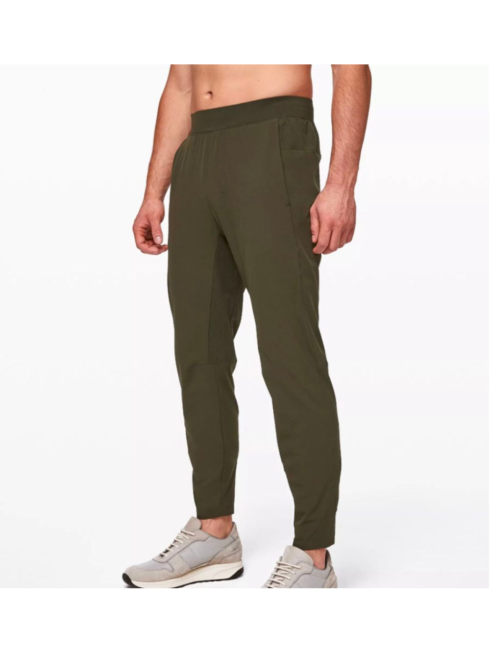 Men's Lululemon Athletica In Mind Pant Fatigue Green Athletic Joggers Size S